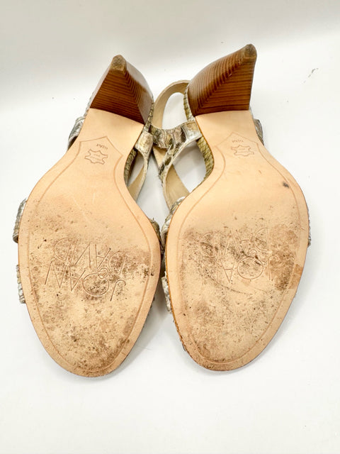 Shoe Size 6.5 JOAN & DAVID Silver Sandals