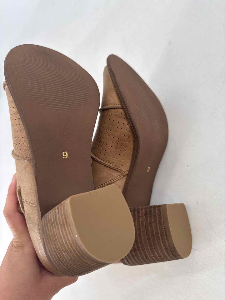 Shoe Size 9 Bronze Leather Boots