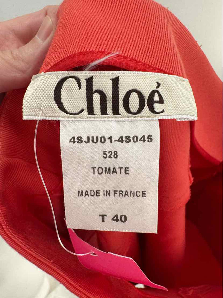Size 40 Chloe Orange Skirt