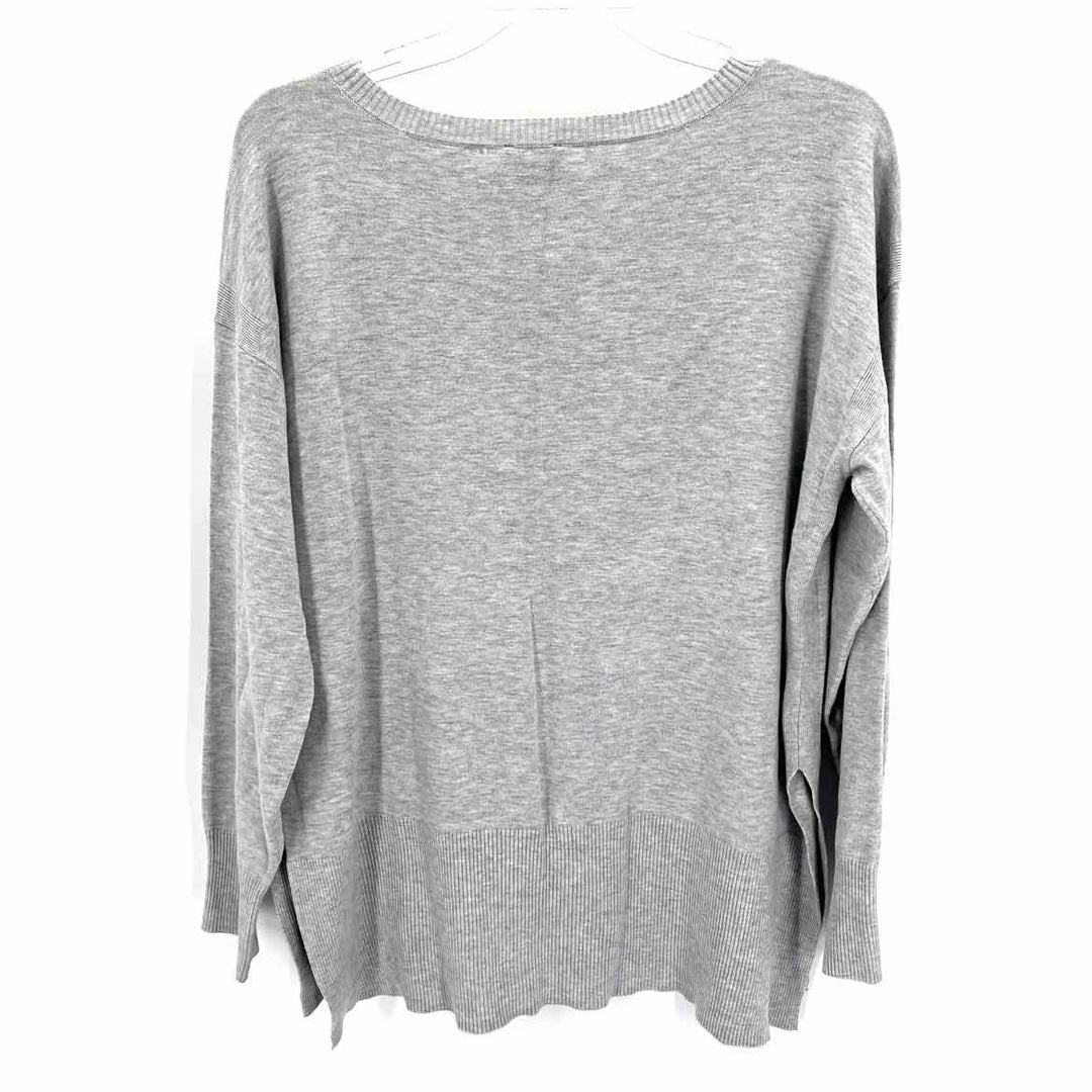 Size M INC Gray Knit Sweater