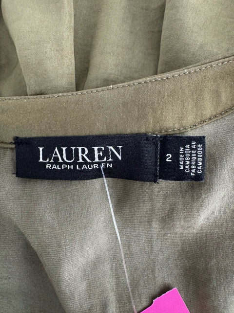 Size 2 RALPH LAUREN Green Knit Dress