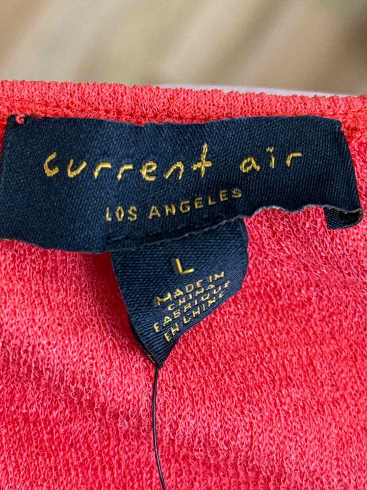 Size L CURRENT AIR Orange Shirt