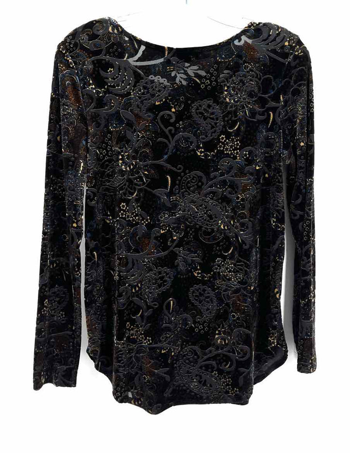 Size S KAREN KANE Black Print Shirt