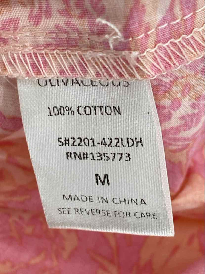 Size M OLIVACEOUS PINK PRINT Dress