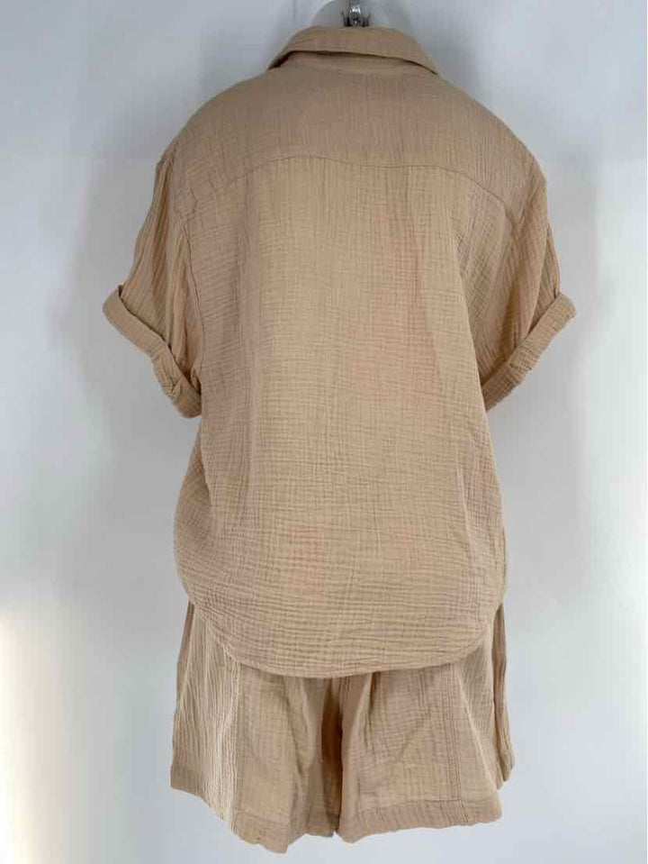 Size M MAGASCHONI Tan 2 PC Dress