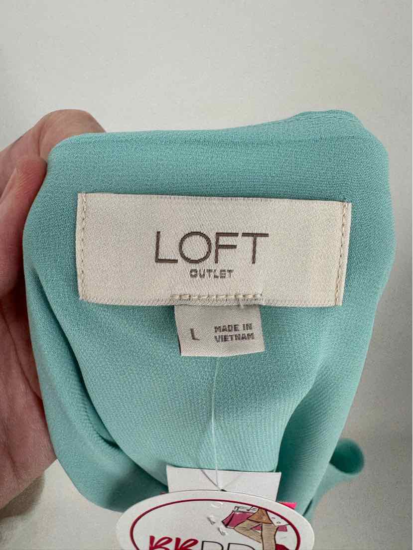 Size L LOFT Green Shirt