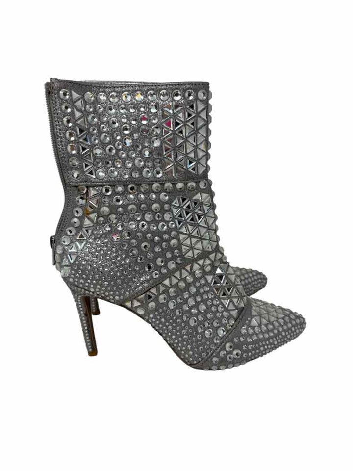Shoe Size 7 Steve Madden Silver Boots