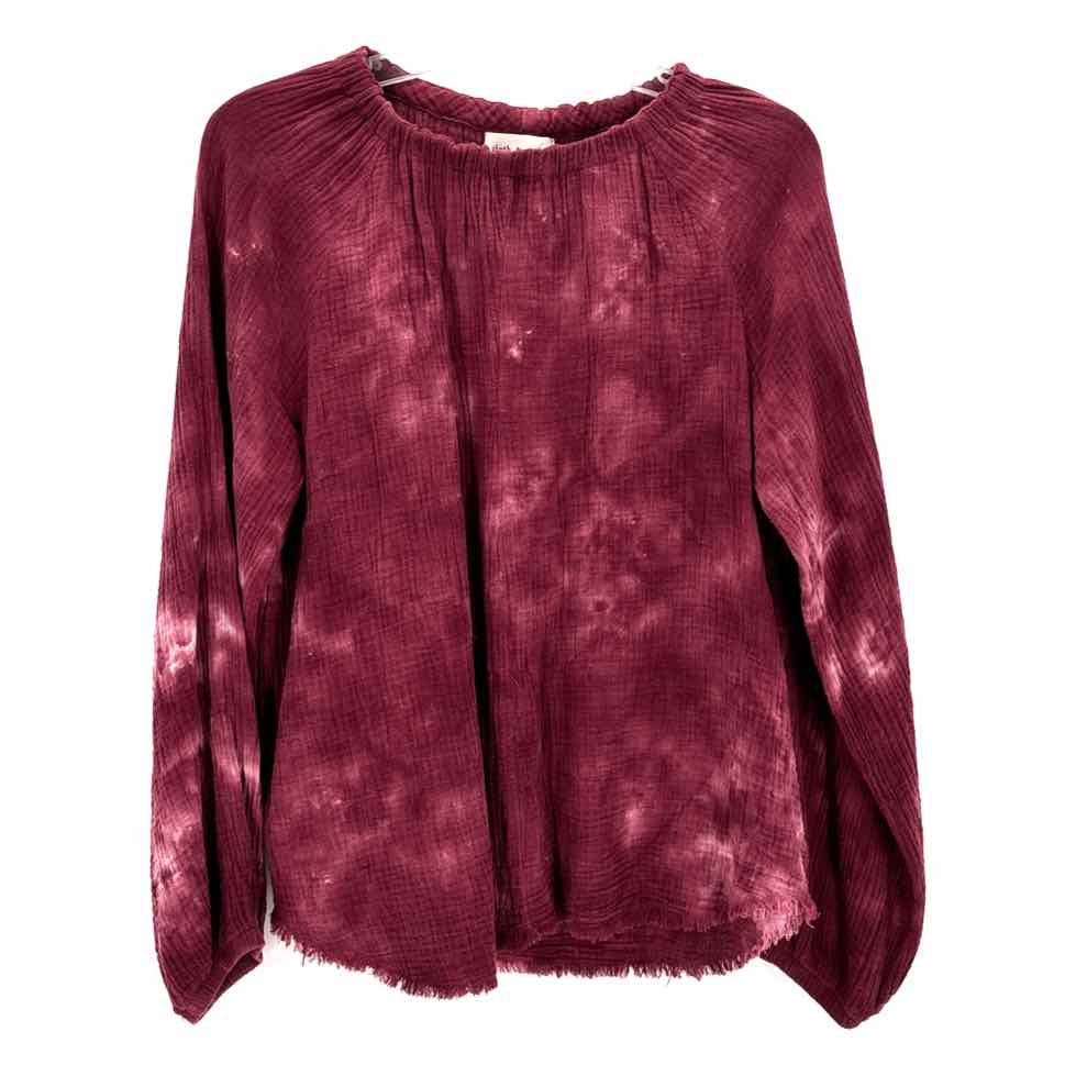 Size M CLOTH & STONE Burgundy Shirt