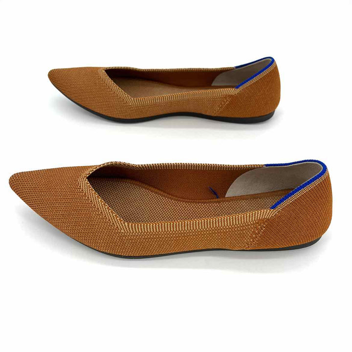 Shoe Size 8 ROTHY'S Burnt Orange Knit Flats