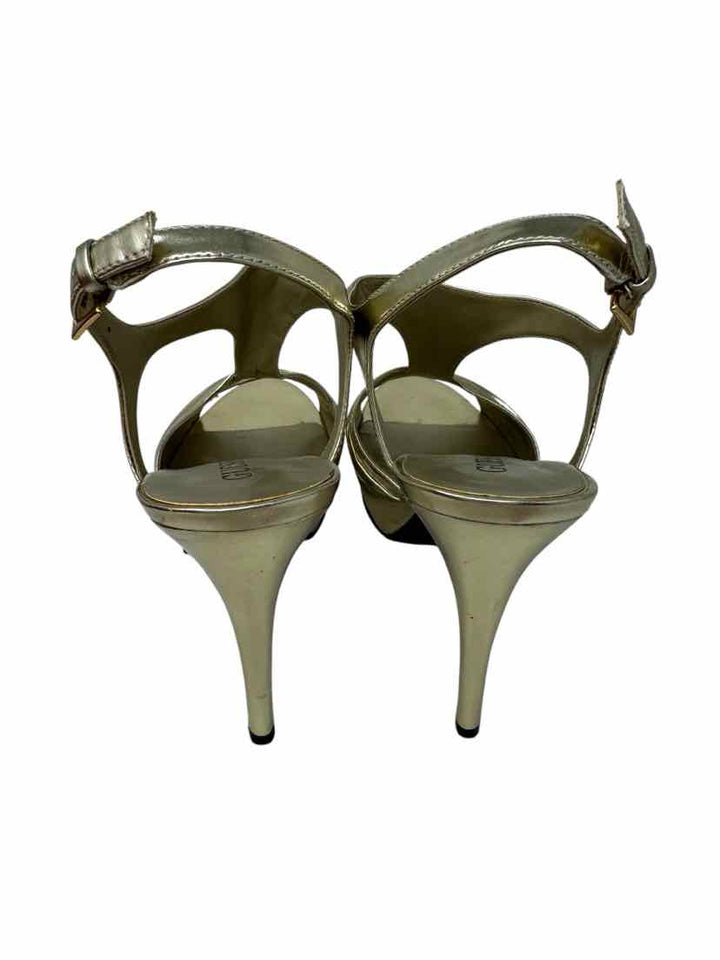 Shoe Size 9 GUESS Gold Sandals