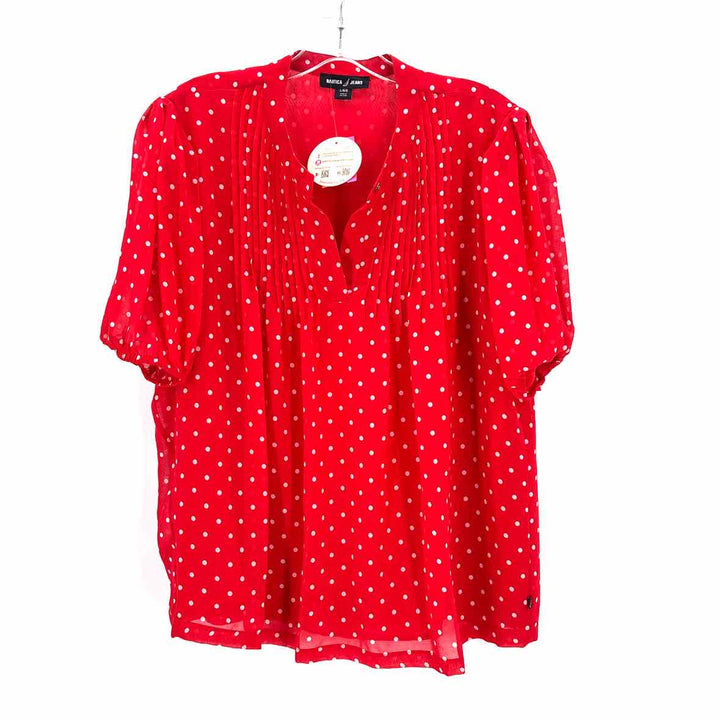 Size L NAUTICA Red Shirt
