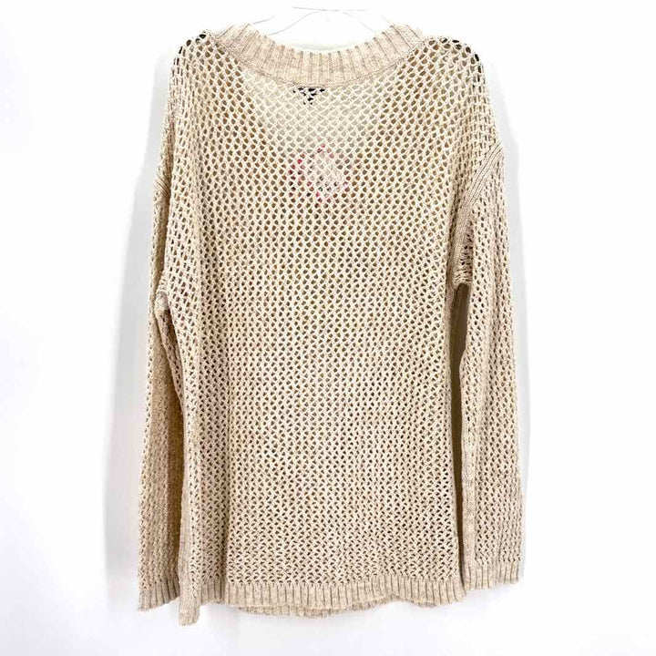 Size L Talbots Cream Sweater