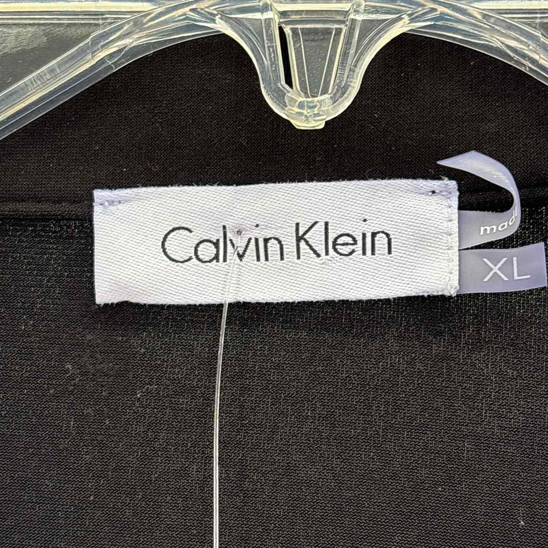 Size XL Calvin Klein Black Knit Cardigan