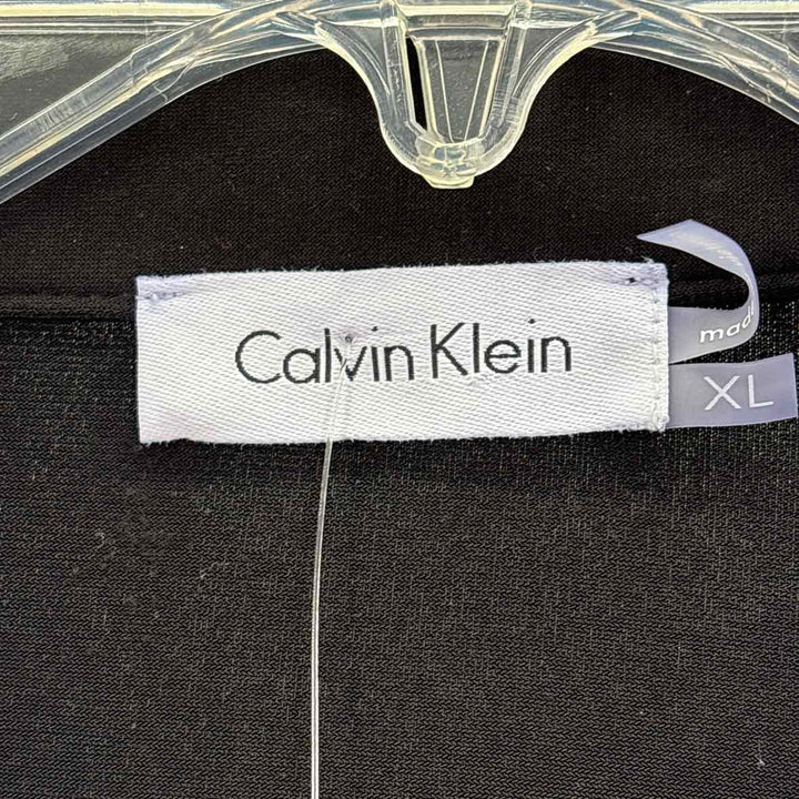 Size XL Calvin Klein Black Knit Cardigan