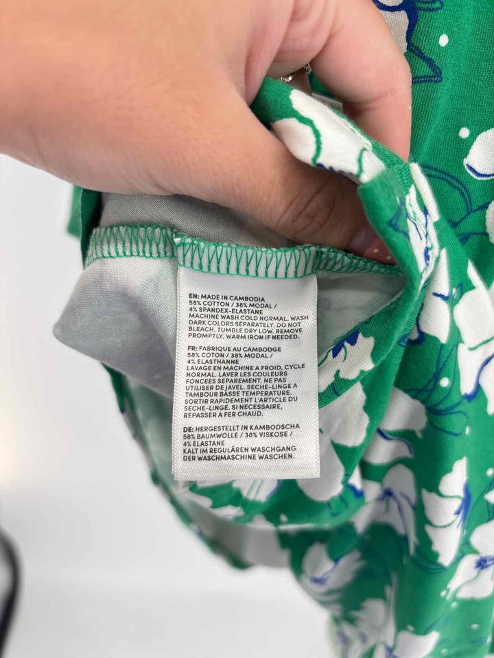 Size S LAND END Green Dress