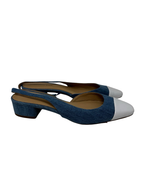 Shoe Size 7.5 VERONICA BEARD Denim Luxury - Flats