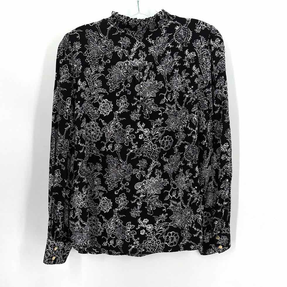 Size XL Talbots Black/White Shirt