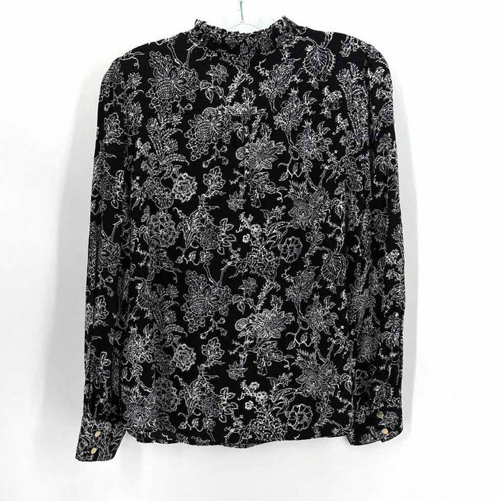 Size XL Talbots Black/White Shirt