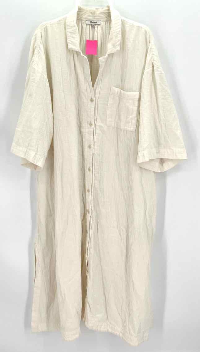 Size XXL MADEWELL Cream Dress