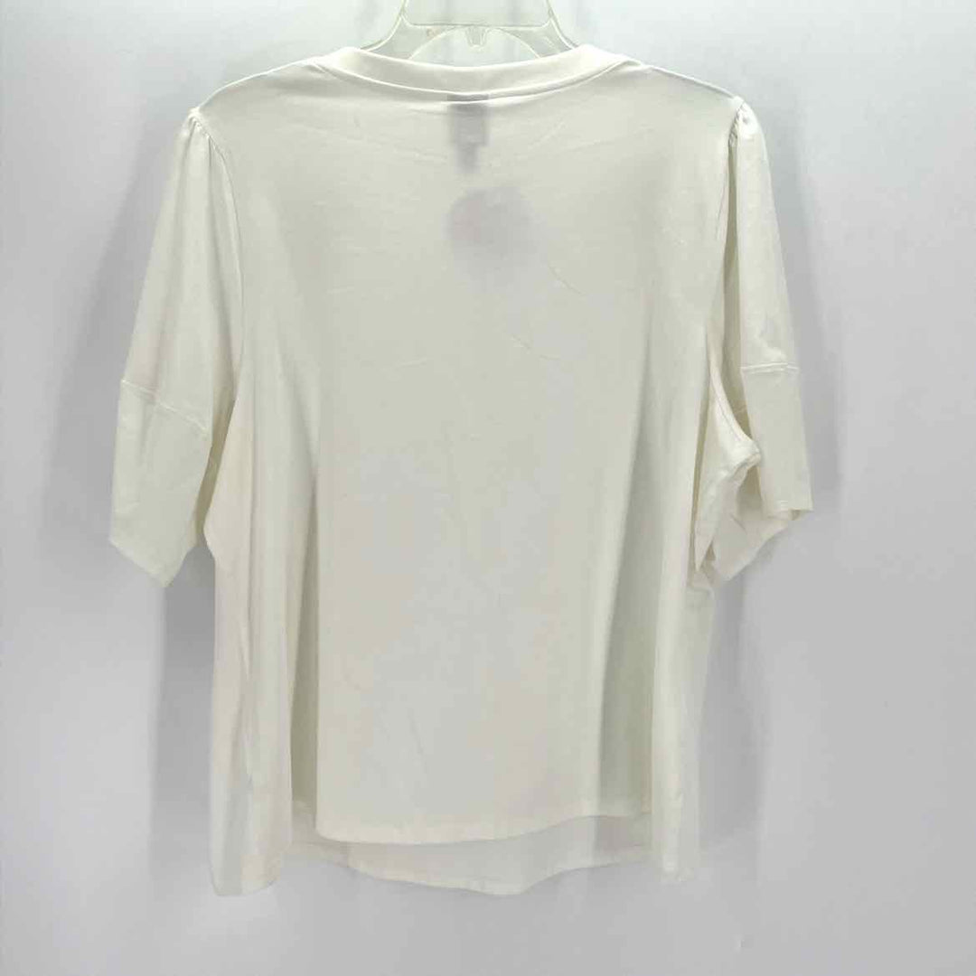 Size 1X WORTHINGTON Ivory Knit Shirt