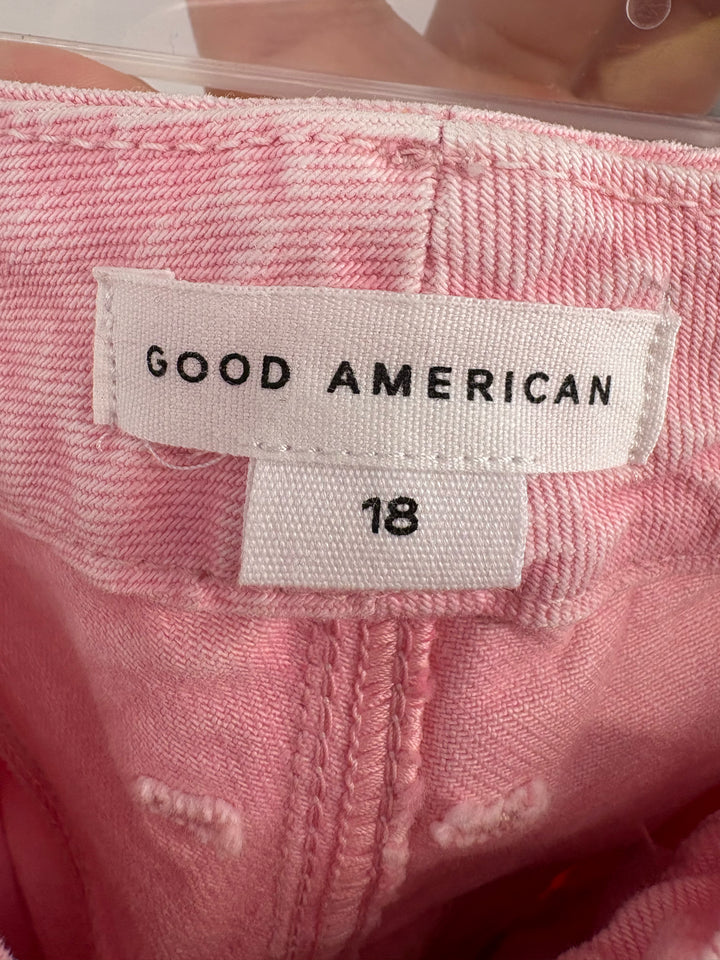 Size 18 GOOD AMERICAN Pink Pants