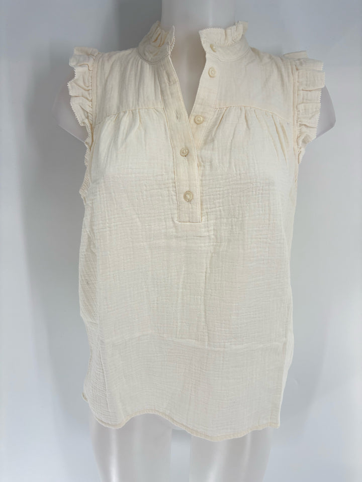 Size XS J Crew Cream Shirt