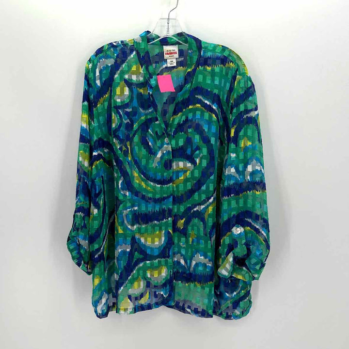 Size 20 Ruby Rd Multi-Color Shirt