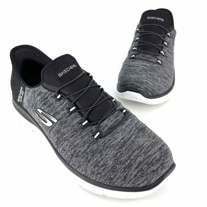 Shoe Size 9 Sketchers Charcoal Knit Sneakers