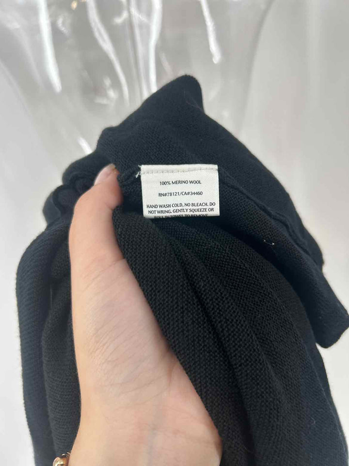 Size L Eileen Fisher Black Cardigan
