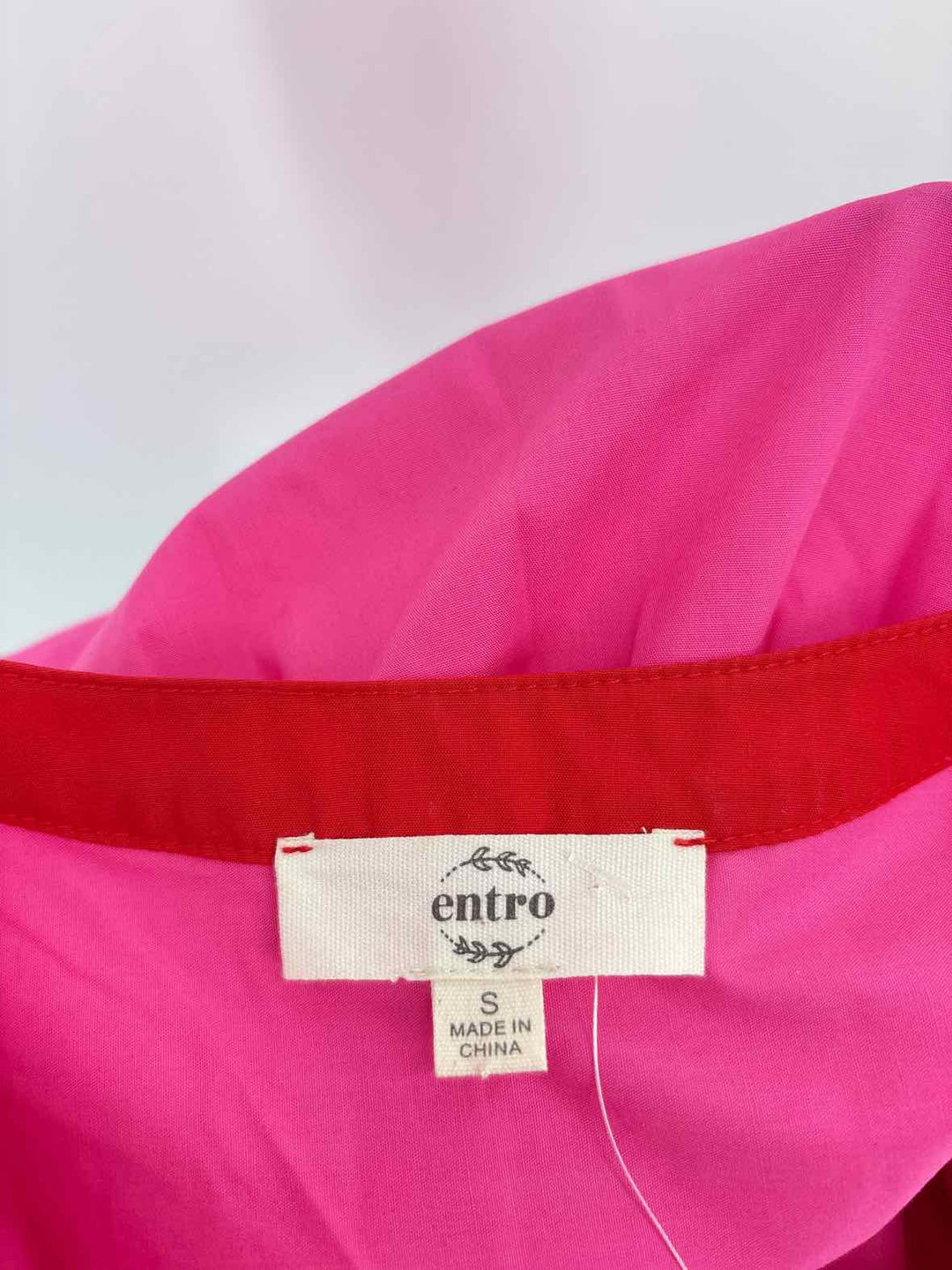 Size S ENTRO Pink Shirt