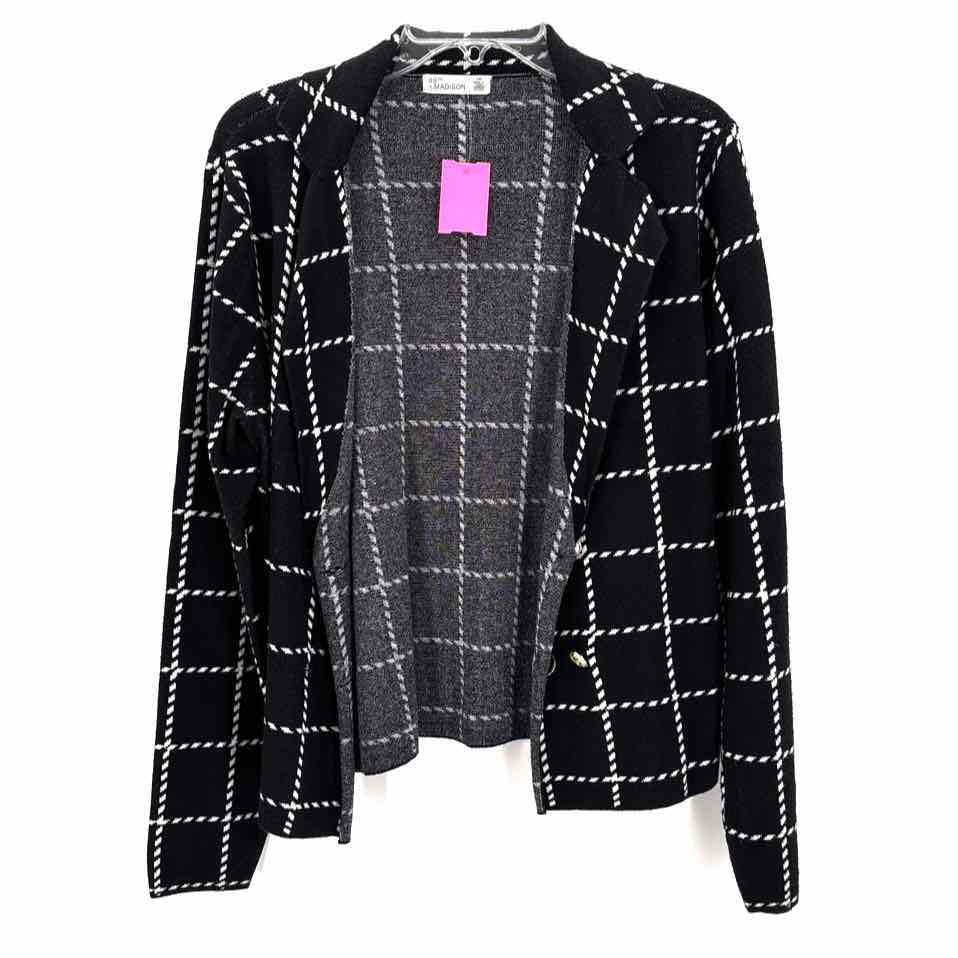 Size L Black Knit Jacket