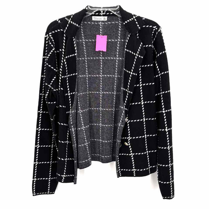 Size L Black Knit Jacket