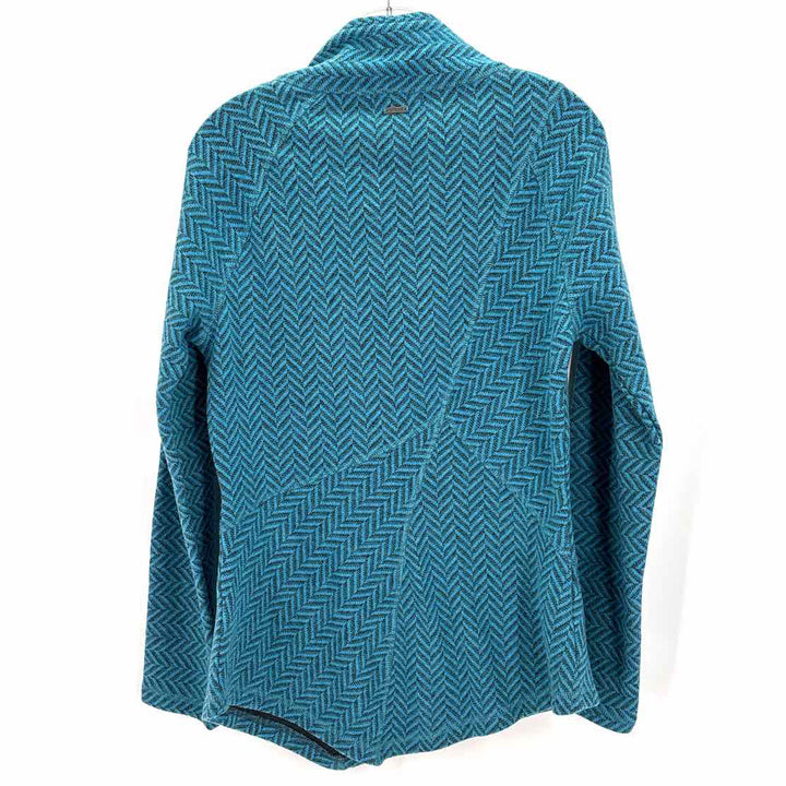 Size L PRANA Teal Knit Sweater
