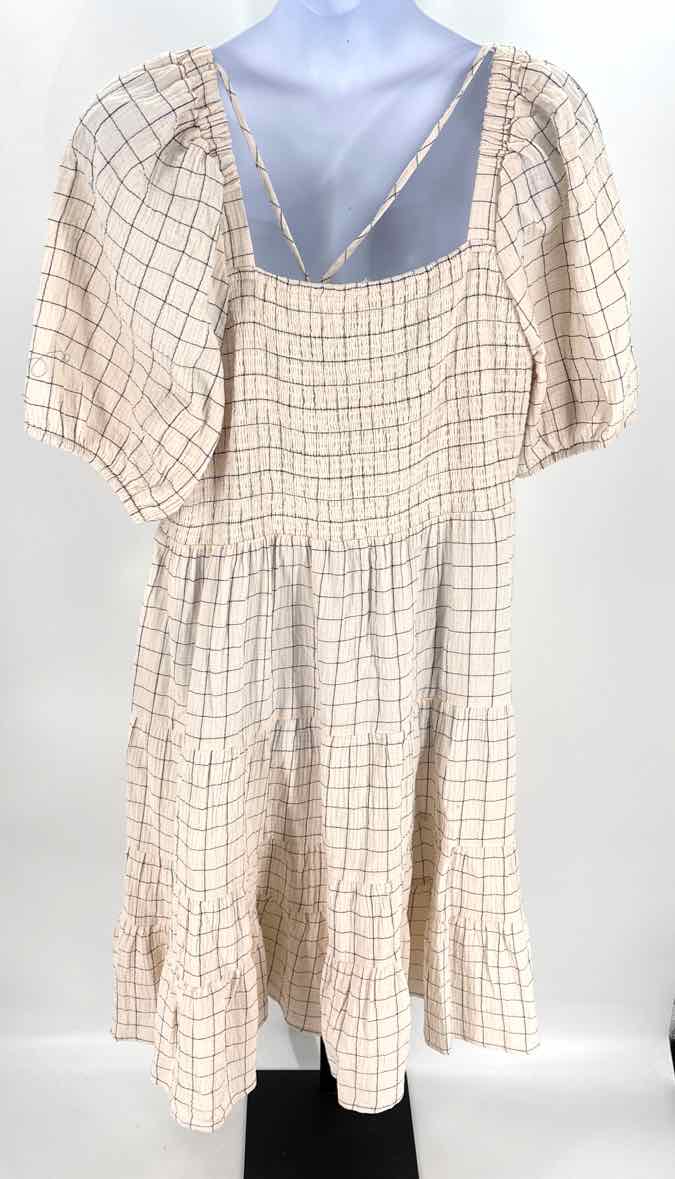 Size 2X NURTURE Cream Cotton Dress