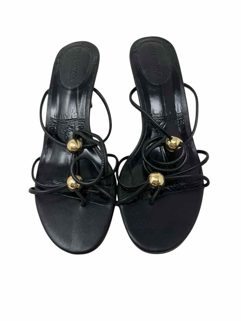 Shoe Size 6.5 Steve Madden Black Leather Sandals
