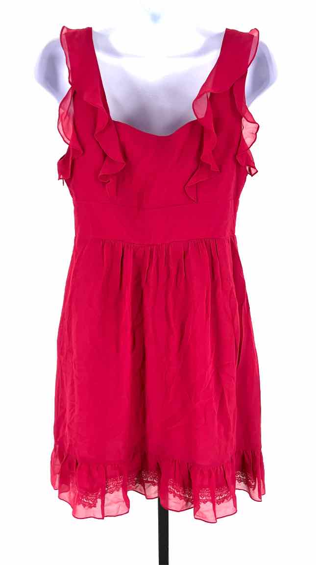 Size 2 Anthropologie Red Dress