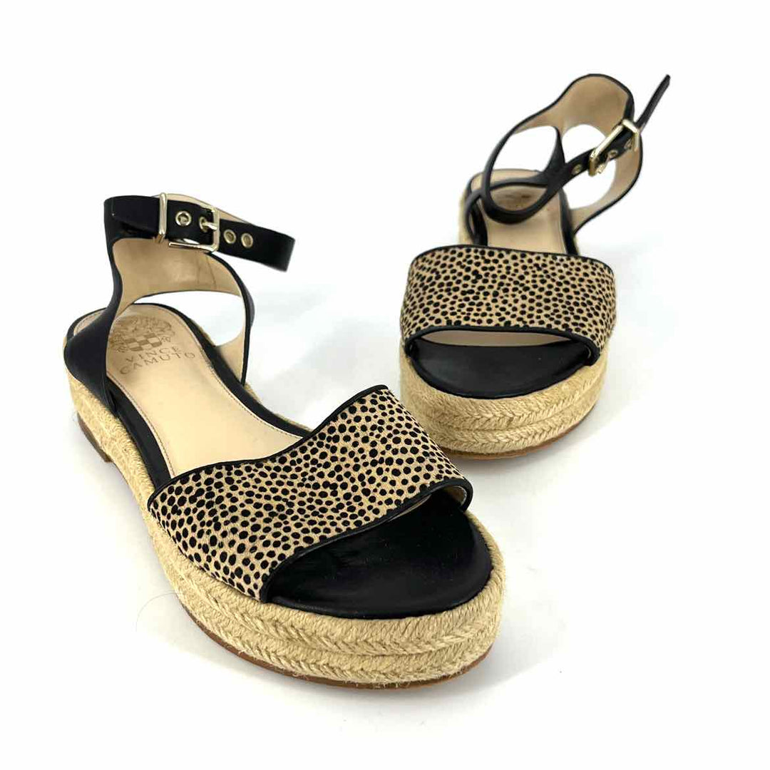 Shoe Size 7.5 Vince Camuto Tan Leather Sandals