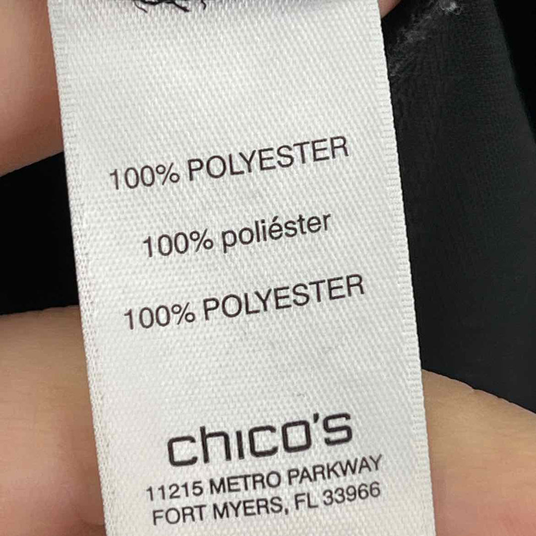 Size L Chico's Black Shirt