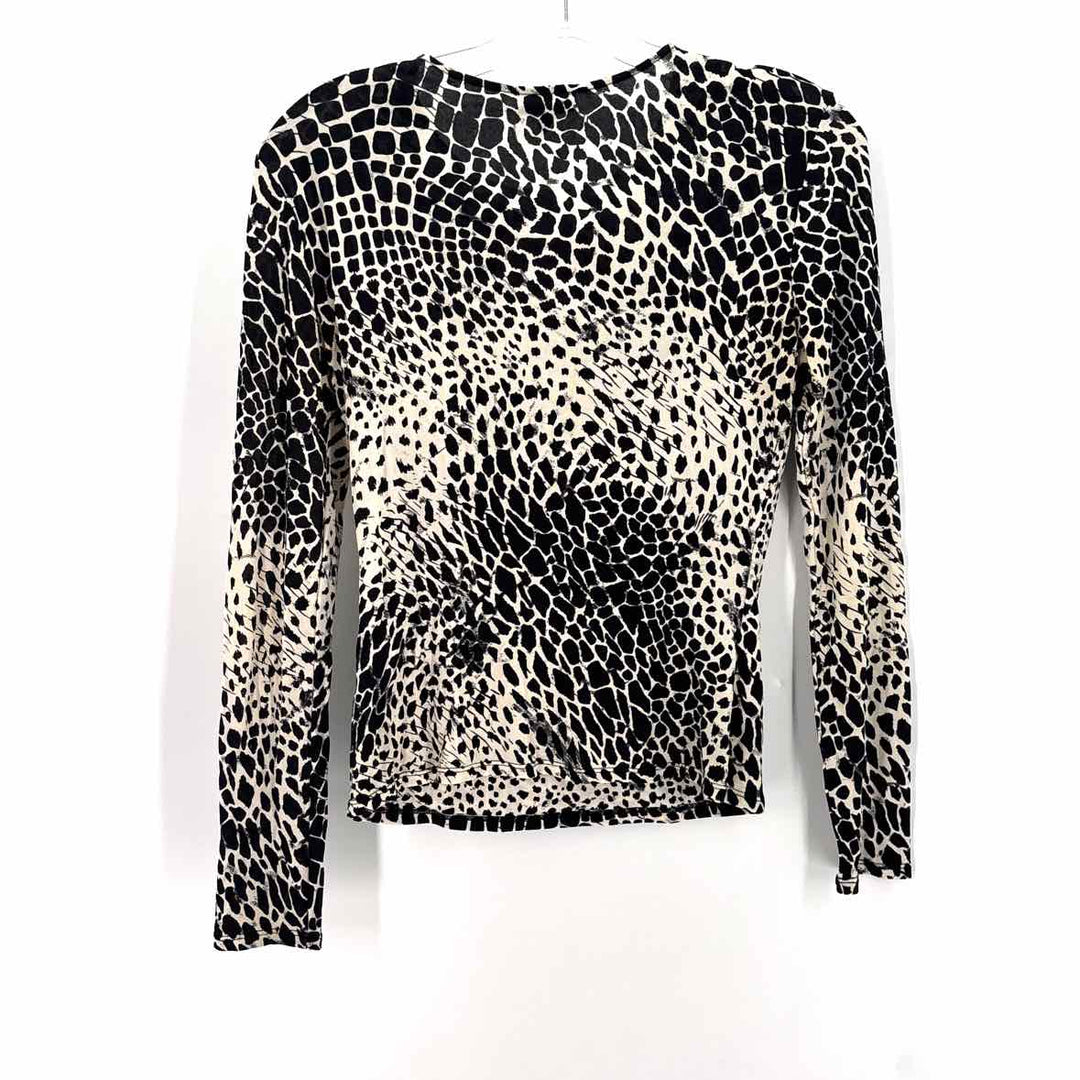 Size S Brown Print Shirt