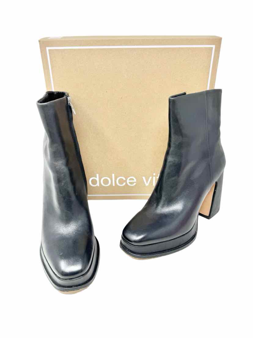 Shoe Size 8 Dolce Vita Black Leather Boots