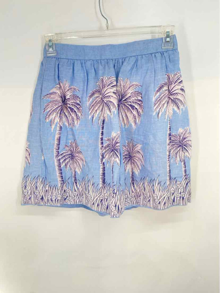 Size 4 J Crew Blue Skirt