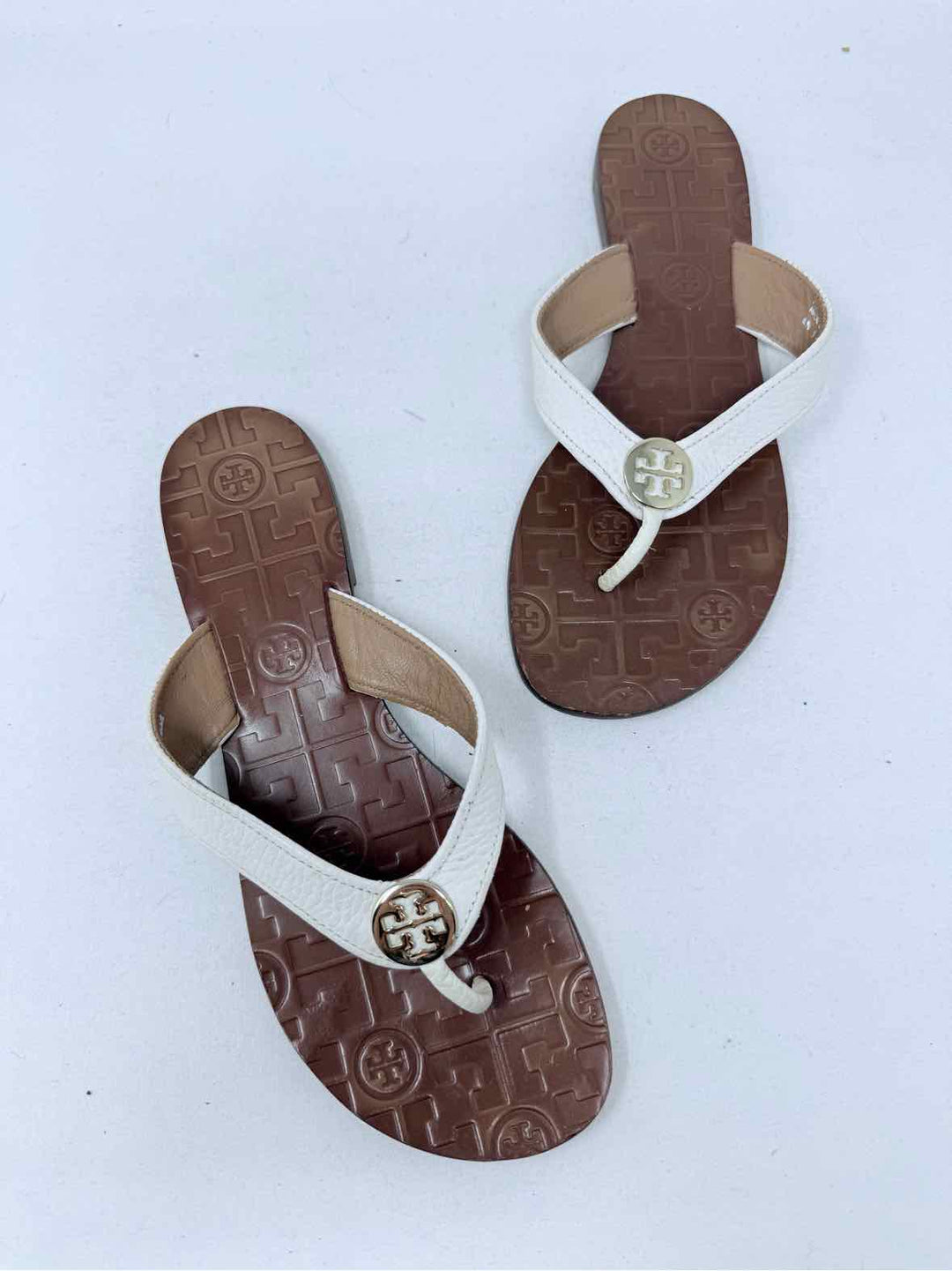 Shoe Size 7 Tory Burch Cream Sandals