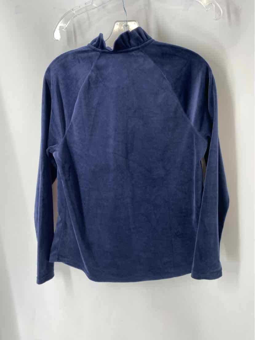 Size M Lilly Pulitzer Navy Velour Sweater