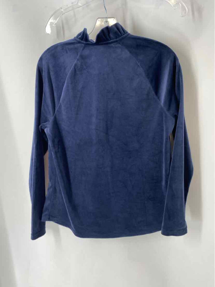 Size M Lilly Pulitzer Navy Velour Sweater