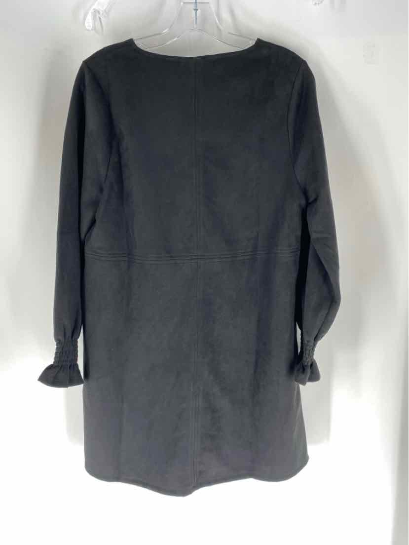 Size S THML Black Suede Dress