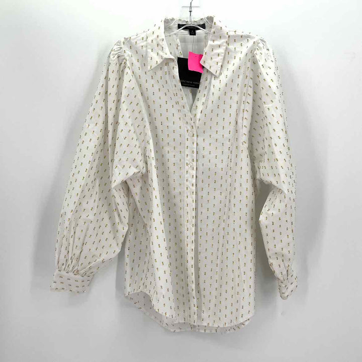 Size M Andrew Marc White Shirt