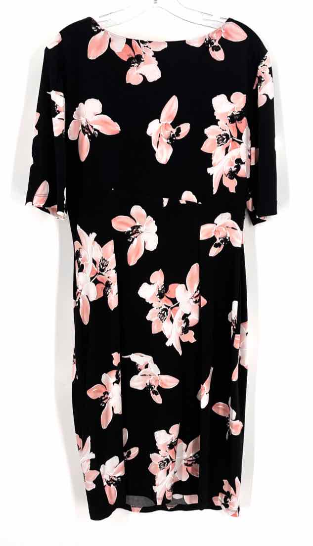 Size 12 CONNECTED APPAREL Black Dress