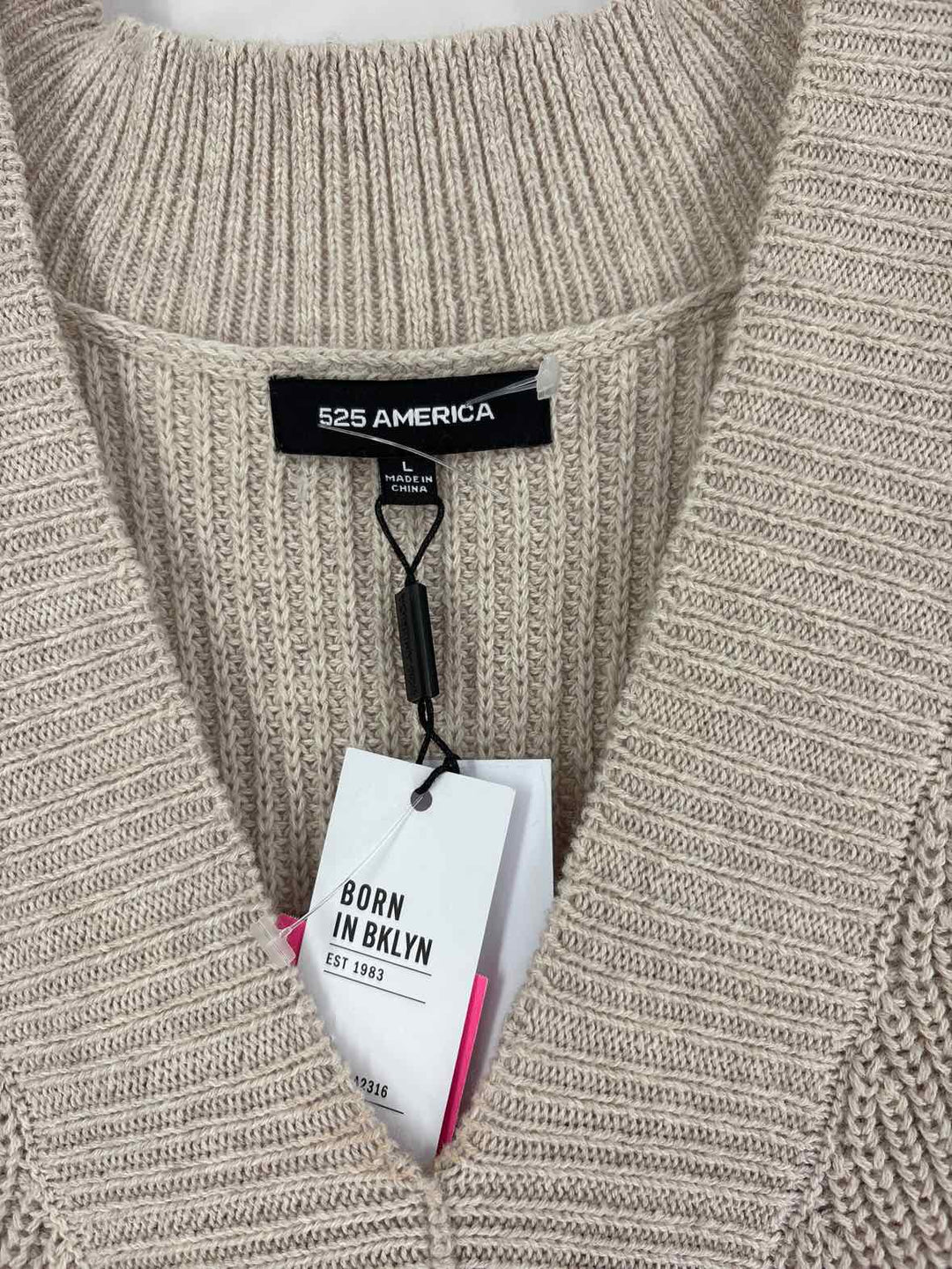 Size L 525 AMERICA Tan Sweater