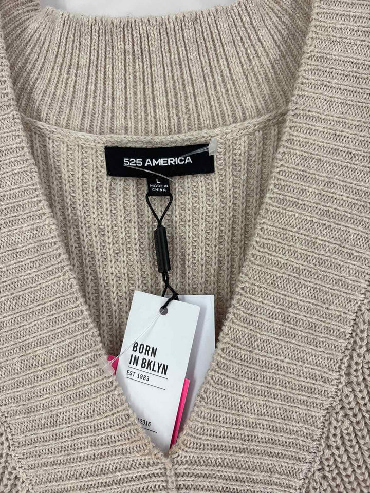 Size L 525 AMERICA Tan Sweater
