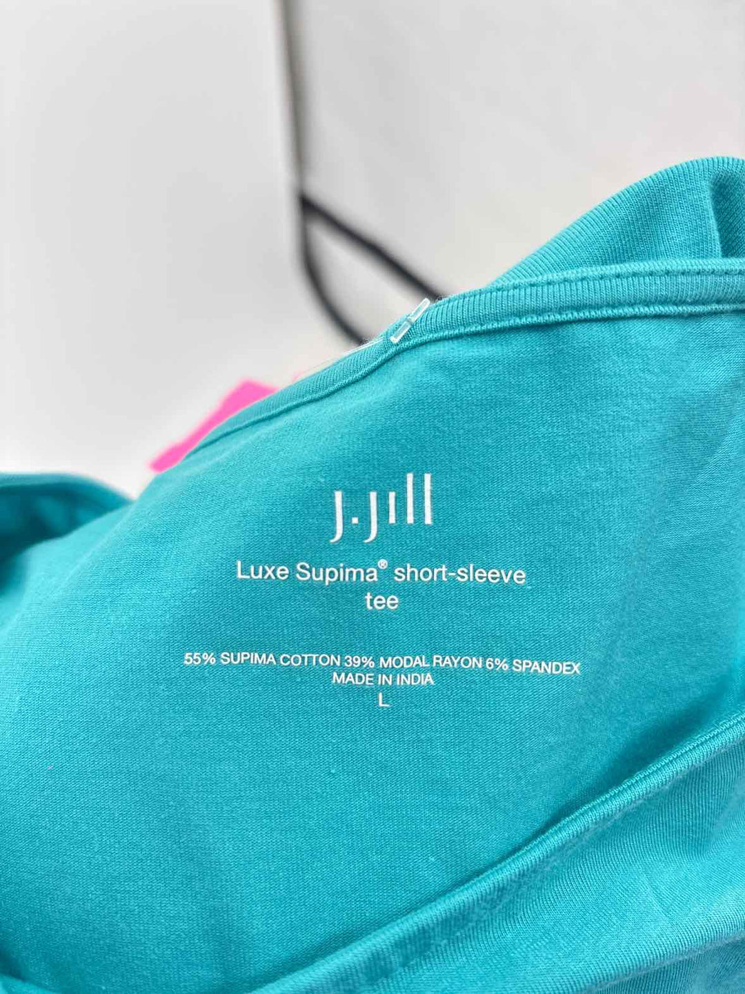 Size L J JILL Teal Shirt